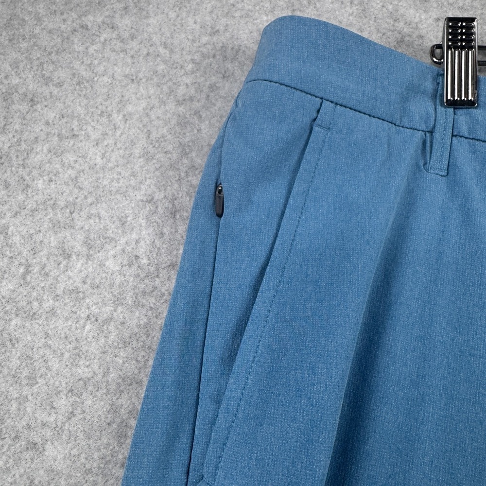 All In Motion Shorts Mens 40 Blue Heather Golf Stretch UV Protection Pockets NEW - Picture 7 of 9